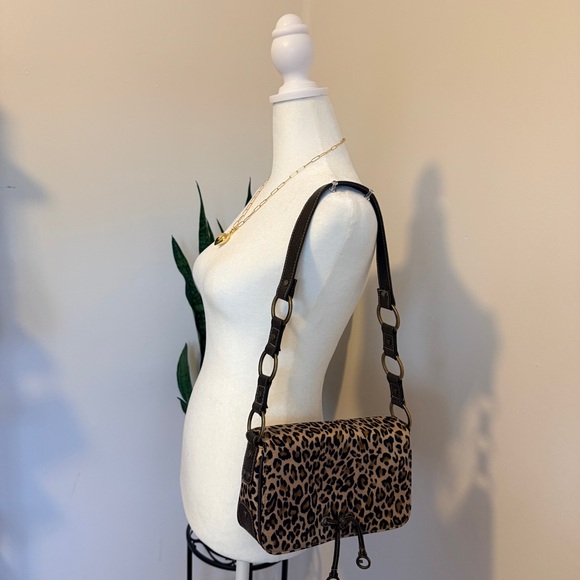Guess | Vintage Y2K Leopard Print Shoulder Bag - Picture 16 of 16